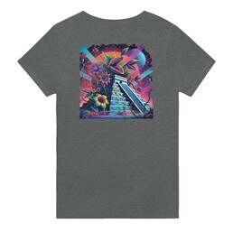 Tantrum Death Rider T-Shirt – 90s Retro Style, Maya Carnivore Pyramid Design, Heavyweight Cotton - Tantrum CBD - WeWeed