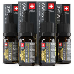 4x Aceites de CBD 15% (10ml) en un pack de ahorro - Swiss FX CBD - WeWeed