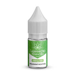 Spearmint Menthol Vape Juice 10ml (500mg) - SupremeCBD - WeWeed
