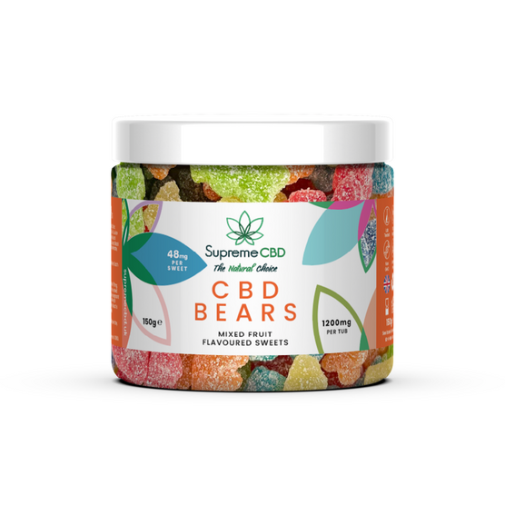CBD Gummy Bears (1200mg) - SupremeCBD - WeWeed