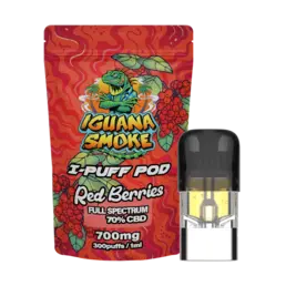 I-Puff Pod Cápsula de recambio Vape CBD – Red Berries 1ml - Iguana Smoke CBD - WeWeed
