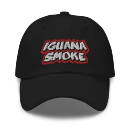 Gorra Baseball Negra Iguana Logo - Iguana Smoke CBD - WeWeed