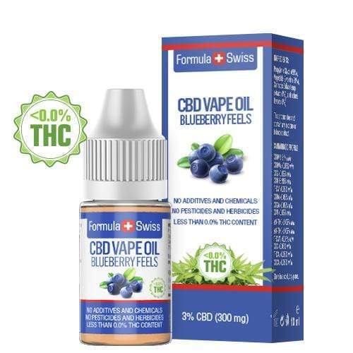 Aceite de CBD para vapear Blueberry Feels - Formula Swiss - WeWeed