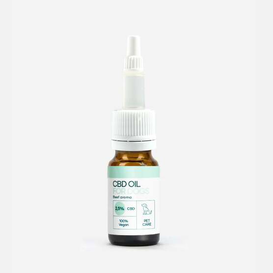 Aceite CBD para Perros - Carne - (2,5%) - Nordic Oil - WeWeed