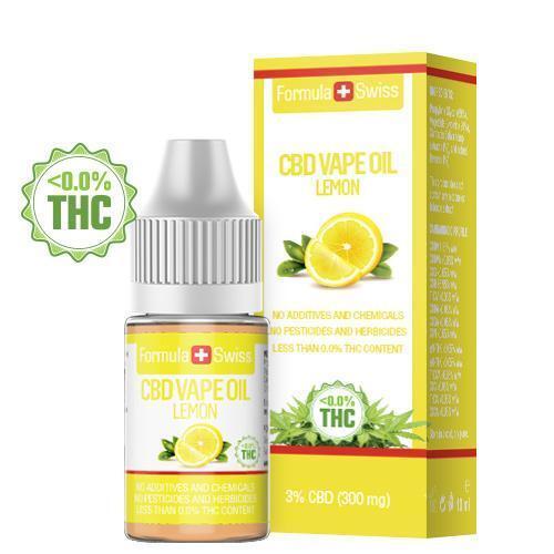 Aceite de CBD para vapear Limón - Formula Swiss - WeWeed