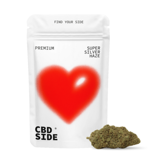 Super Silver Haze – Flores CBD Indoor - The CBD Side - WeWeed