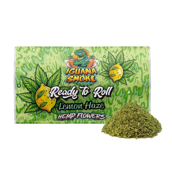 Picadura de Flores CBD | Ready to Roll 15gr – Lemon Haze - Iguana Smoke CBD - WeWeed