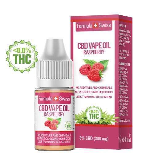 Aceite de CBD para vapear Frambuesa - Formula Swiss - WeWeed