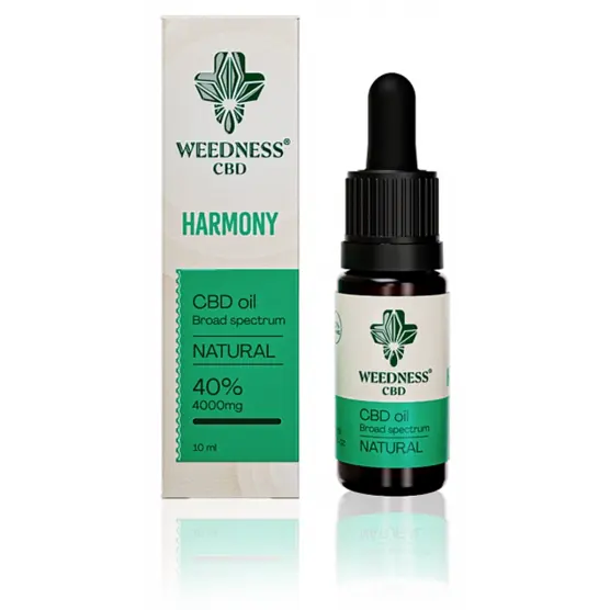 Weedness CBD Premium Broad Spectrum CBD 40%, CBG y CBN Natural (10ml) - Weedness CBD - WeWeed