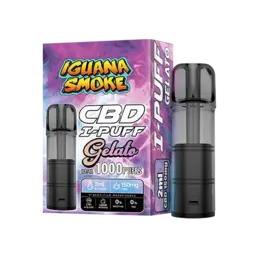 CBD I-PUFF Gelato – Cartucho CBD Isolate 150mg - Iguana Smoke CBD - WeWeed