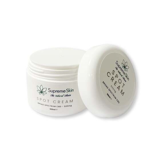 CBD Spot Cream 100ml (500mg) - SupremeCBD - WeWeed