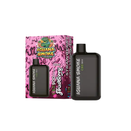 Vaper CBD – Iguana Pod Pocket CBD Strawberry 3ml - Iguana Smoke CBD - WeWeed