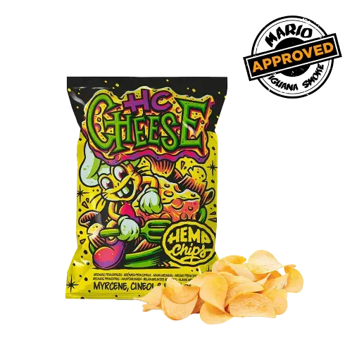 Hemp Chips Cheese de Cannabis Artesanales 35gr - Iguana Smoke CBD - WeWeed