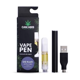 CBD Vape Pen + Cartucho CBD OG Kush 85% Cannabinoides - Cannabis Light Spain - WeWeed