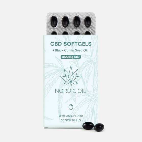 Cápsulas de CBD (1800mg) - Nordic Oil - WeWeed