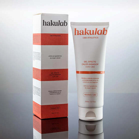 Gel Efecto Calor Ganador con CBD - hakuLab CBD Athletics - ProfesorCBD - WeWeed