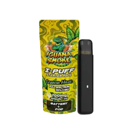 Vape CBD I-Puff Starter Pack – Lemon Haze 1ml - Iguana Smoke CBD - WeWeed