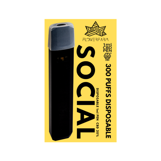 Vape Social 20% - Flower Farm - WeWeed