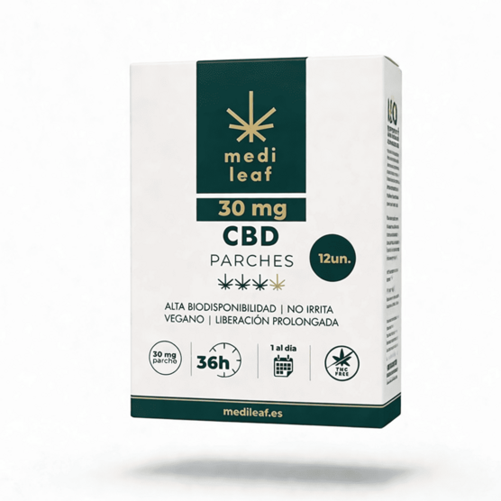 Parches para dolor – CBD 30mg – Hasta 12 horas de alivio continuo - MediLeaf - WeWeed