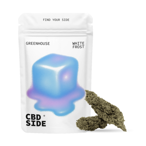 White Frost – Flores CBD Greenhouse - The CBD Side - WeWeed