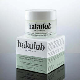 Crema Facial para Piel Madura con CBD, Ácido Hialurónico y Manteca de Karité . hakuLab CBD Cosmetics - ProfesorCBD - WeWeed