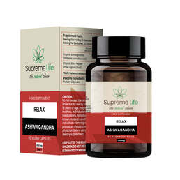 Ashwagandha Capsules 3000mg Extra Strength (60x Capsules) - SupremeCBD - WeWeed