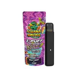 Vape CBD I-Puff Starter Pack – Gelato 1ml - Iguana Smoke CBD - WeWeed