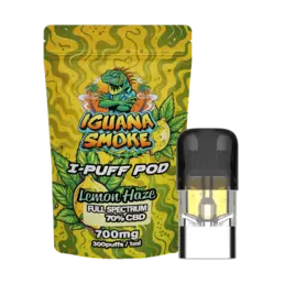 I-Puff Pod Cápsula de recambio Vape CBD – Lemon Haze 1ml - Iguana Smoke CBD - WeWeed