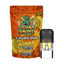I-Puff Pod Cápsula de recambio Vape CBD – Mango 1ml - Iguana Smoke CBD - WeWeed