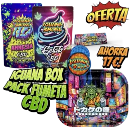Iguana Box Pack Fumeta CBD - Iguana Smoke CBD - WeWeed