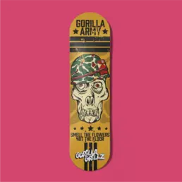 Skate Gorilla Grillz GORILLA ARMY - Gorilla Grillz - WeWeed
