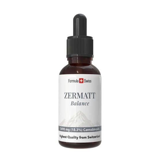 Zermatt Balance – Aceite de CBD 18,3 % espectro completo - Formula Swiss - WeWeed