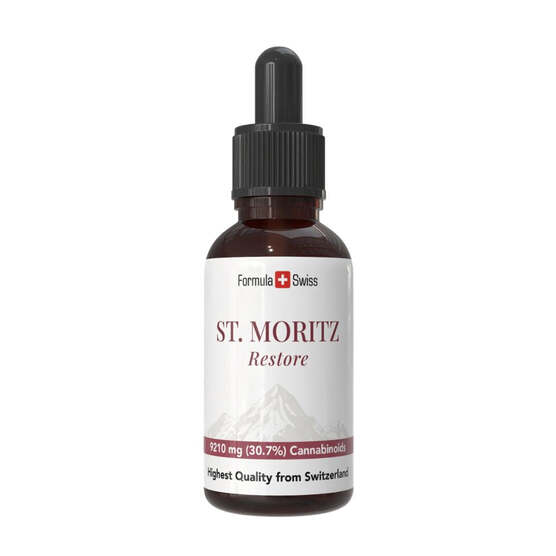 St. Moritz Restore – Aceite de CBD 30,7 % espectro completo - Formula Swiss - WeWeed