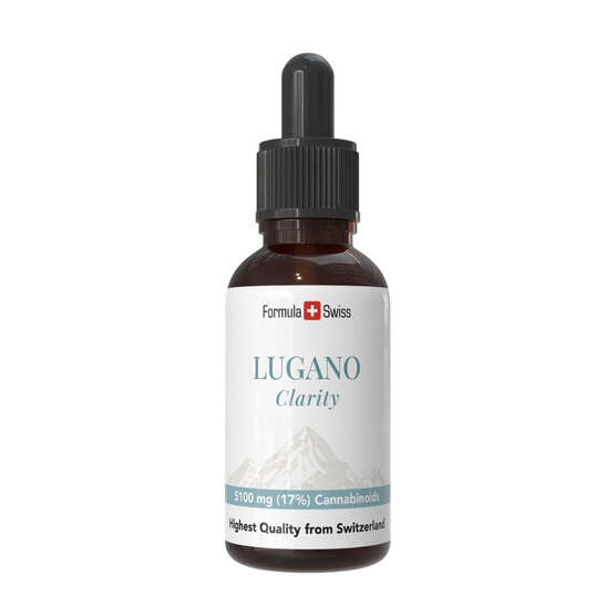 Lugano Clarity – Aceite de CBD 17 % sin THC - Formula Swiss - WeWeed