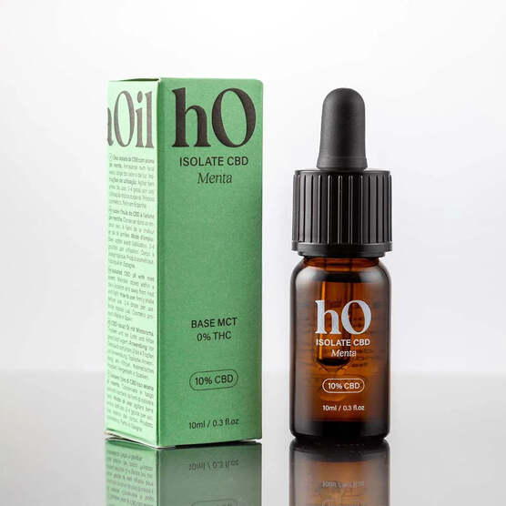 Aceite CBD Premium hakunaOil al 10% Aislado Aroma a Menta con base MCT - ProfesorCBD - WeWeed