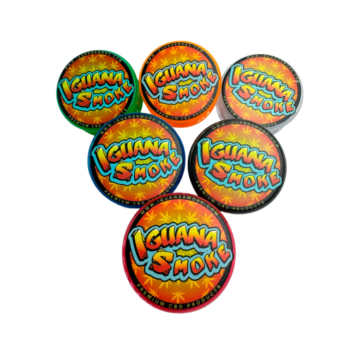 Grinder 3 Partes con Almacenamiento Iguana Smoke - Iguana Smoke CBD - WeWeed