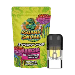 I-Puff Pod Cápsula de recambio Vape CBD – Amnesia 1ml - Iguana Smoke CBD - WeWeed