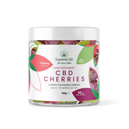 CBD Gummy Cherries (1200mg) - SupremeCBD - WeWeed
