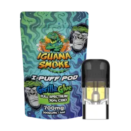 I-Puff Pod Cápsula de recambio Vape CBD – Gorilla Glue 1ml - Iguana Smoke CBD - WeWeed