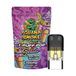 I-Puff Pod Cápsula de recambio Vape CBD – Gelato 1ml - Iguana Smoke CBD - WeWeed