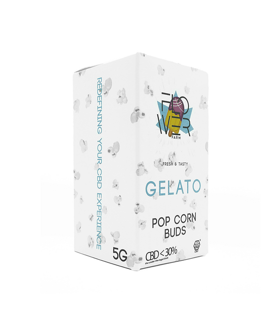 Pop Corn Gelato - Flower Farm - WeWeed