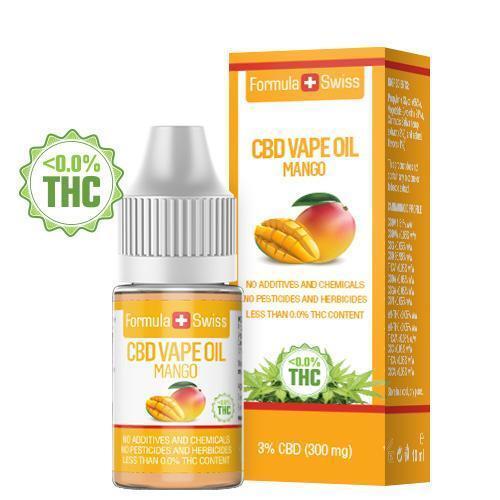 Aceite de CBD para vapear Mango - Formula Swiss - WeWeed