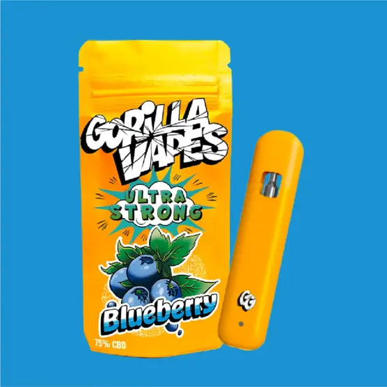 VAPE BLUEBERRY 75% CBD - Gorilla Grillz - WeWeed
