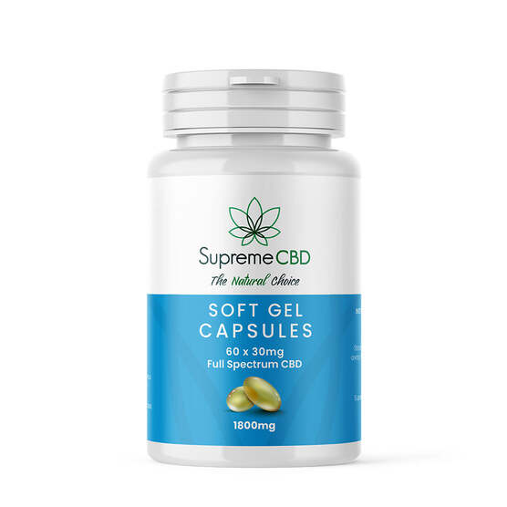 CBD Gel Capsules 1800mg - SupremeCBD - WeWeed