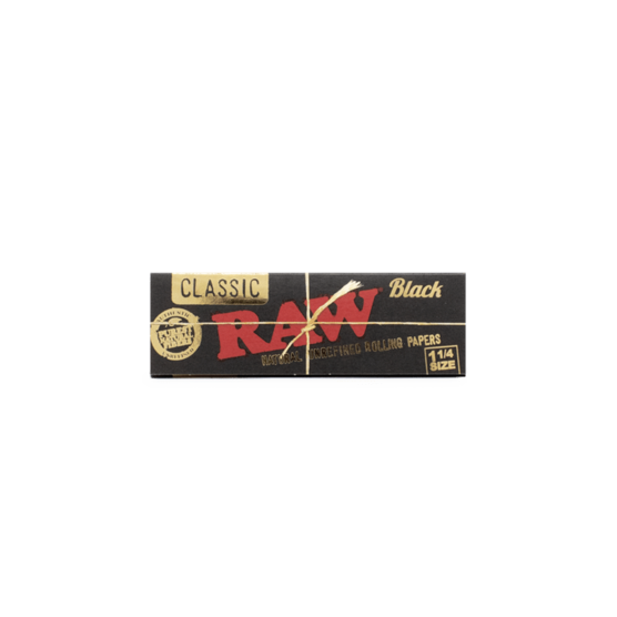 Papel Raw Black 1/4 - The CBD Side - WeWeed