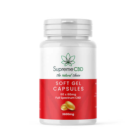 CBD Gel Capsules 3600mg - SupremeCBD - WeWeed