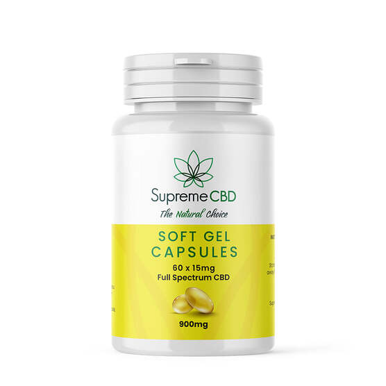 CBD Gel Capsules 900mg - SupremeCBD - WeWeed