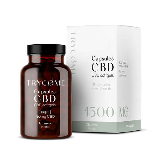 Capsules CBD 50mg - Trycome - WeWeed