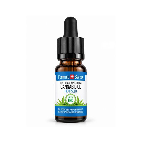 Aceite de CBD en aceite de semillas de cáñamo - Formula Swiss - WeWeed