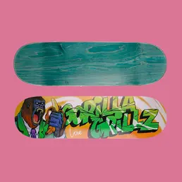 Skate Gorilla Grillz x Love - Gorilla Grillz - WeWeed